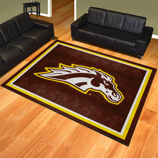 Western Michigan Broncos 8ft. x 10 ft. Plush Area Rug