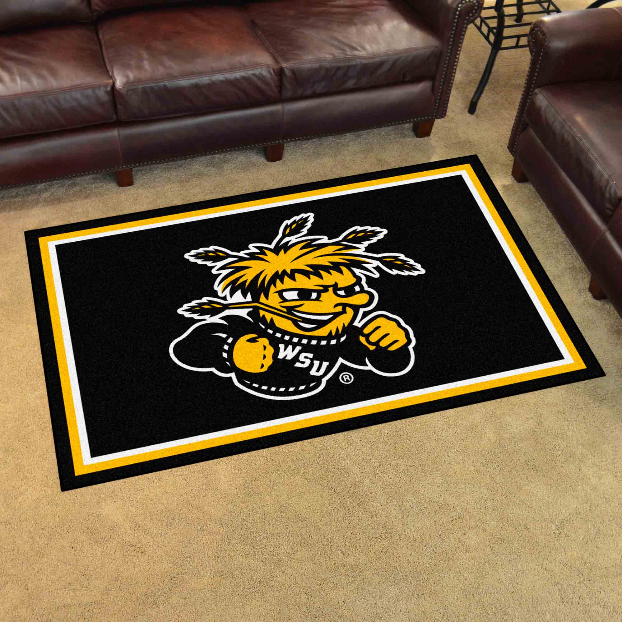 Wichita State Shockers 4ft. x 6ft. Plush Area Rug