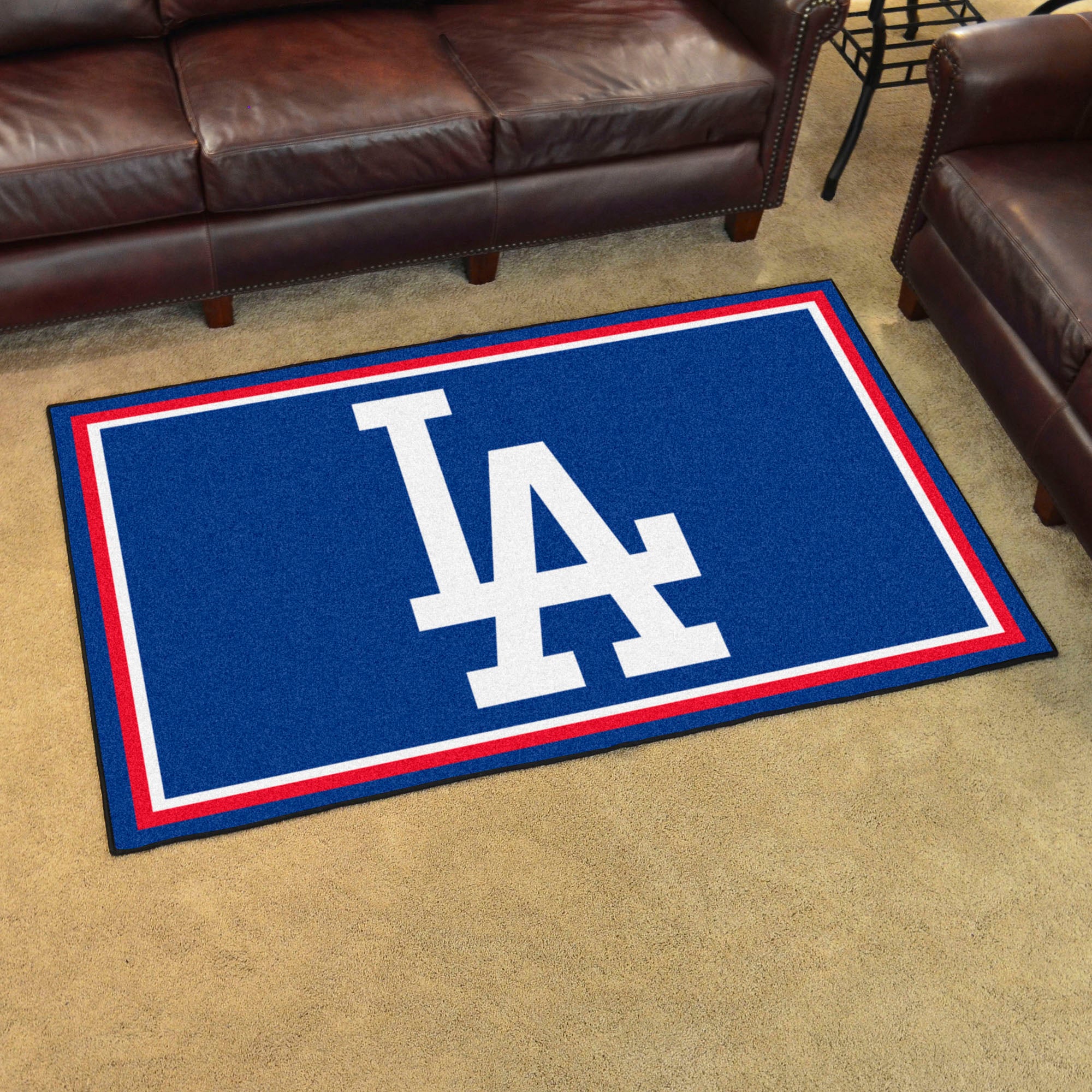 Los Angeles Dodgers 4ft. x 6ft. Plush Area Rug