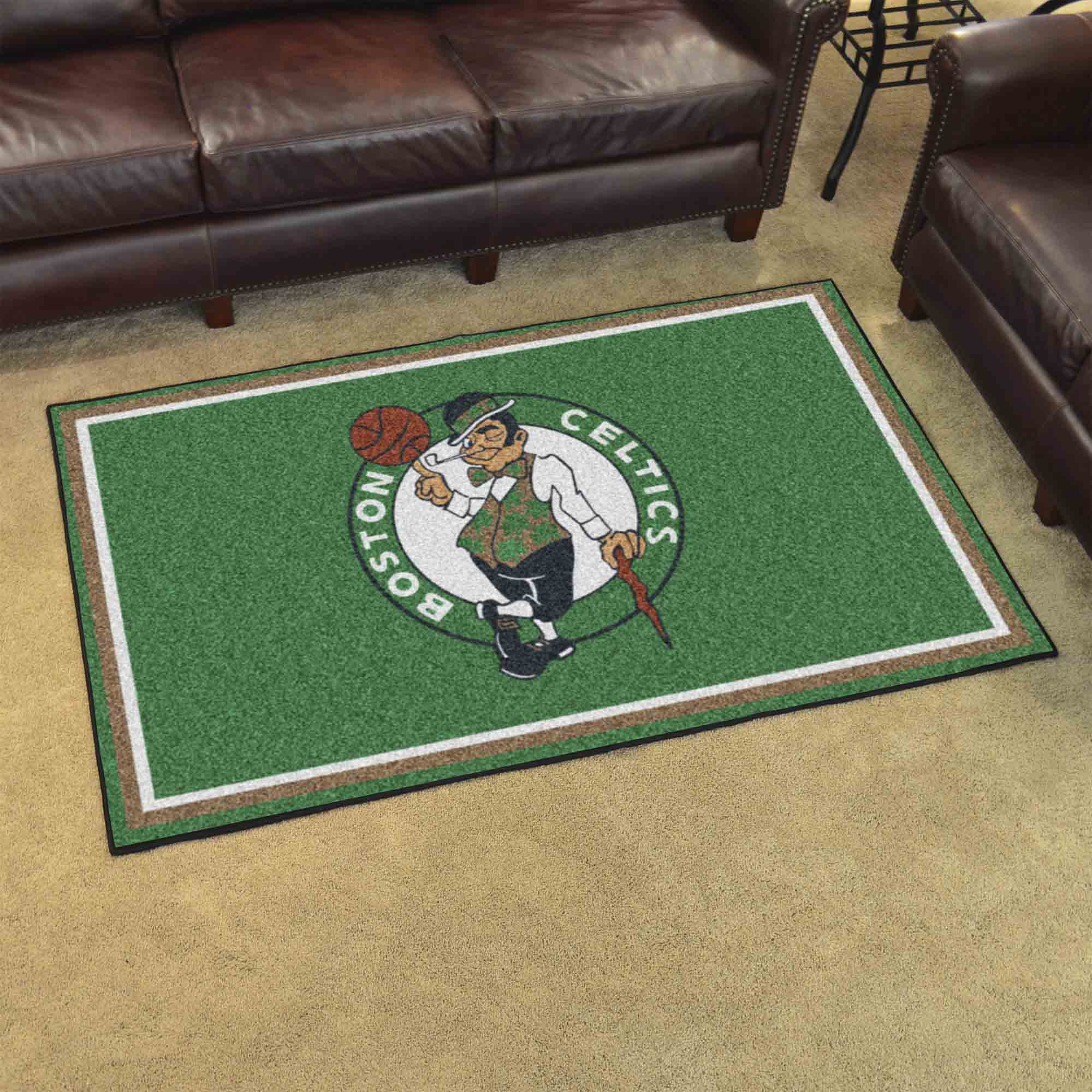 Boston Celtics 4ft. x 6ft. Plush Area Rug - Boston Celtics