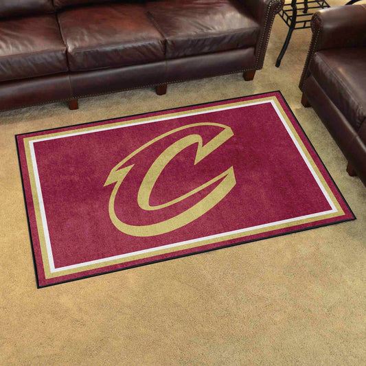 Cleveland Cavaliers 4ft. x 6ft. Plush Area Rug - Cleveland Cavaliers