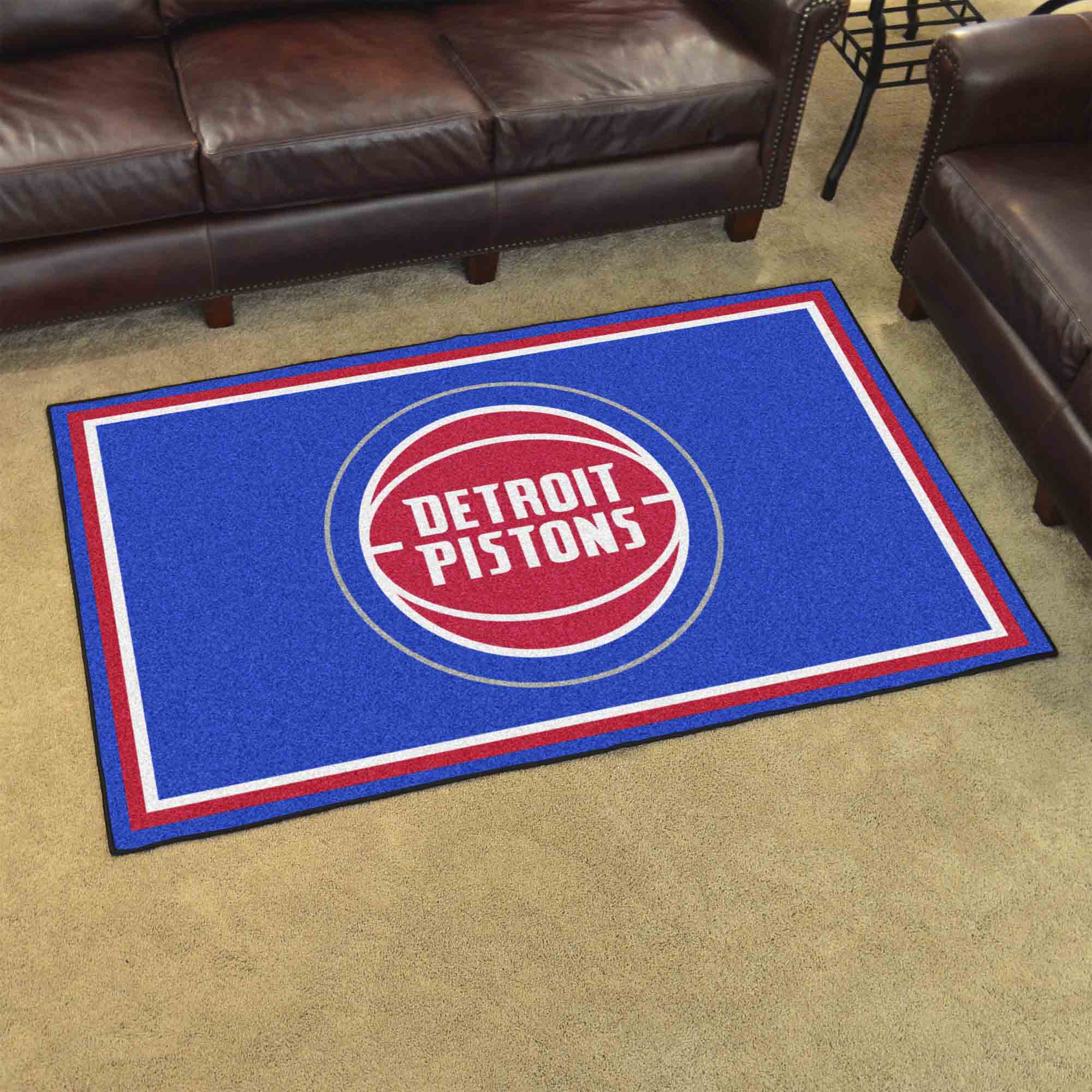 Detroit Pistons 4ft. x 6ft. Plush Area Rug