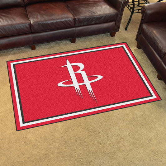 Houston Rockets 4ft. x 6ft. Plush Area Rug