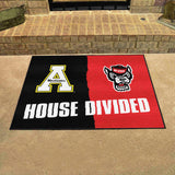 House Divided - NC State / Appalachian State House Divided House Divided Rug - 34 in. x 42.5 in. - House Divided - NC State / Appalachian State