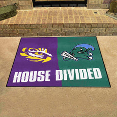 House Divided - LSU / Tulane House Divided House Divided Rug - 34 in. x 42.5 in. - House Divided - LSU / Tulane