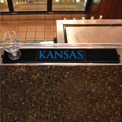 Kansas Jayhawks Bar Drink Mat - 3.25in. x 24in.