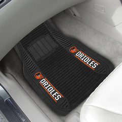 Baltimore Orioles 2 Piece Deluxe Car Mat Set - Baltimore Orioles