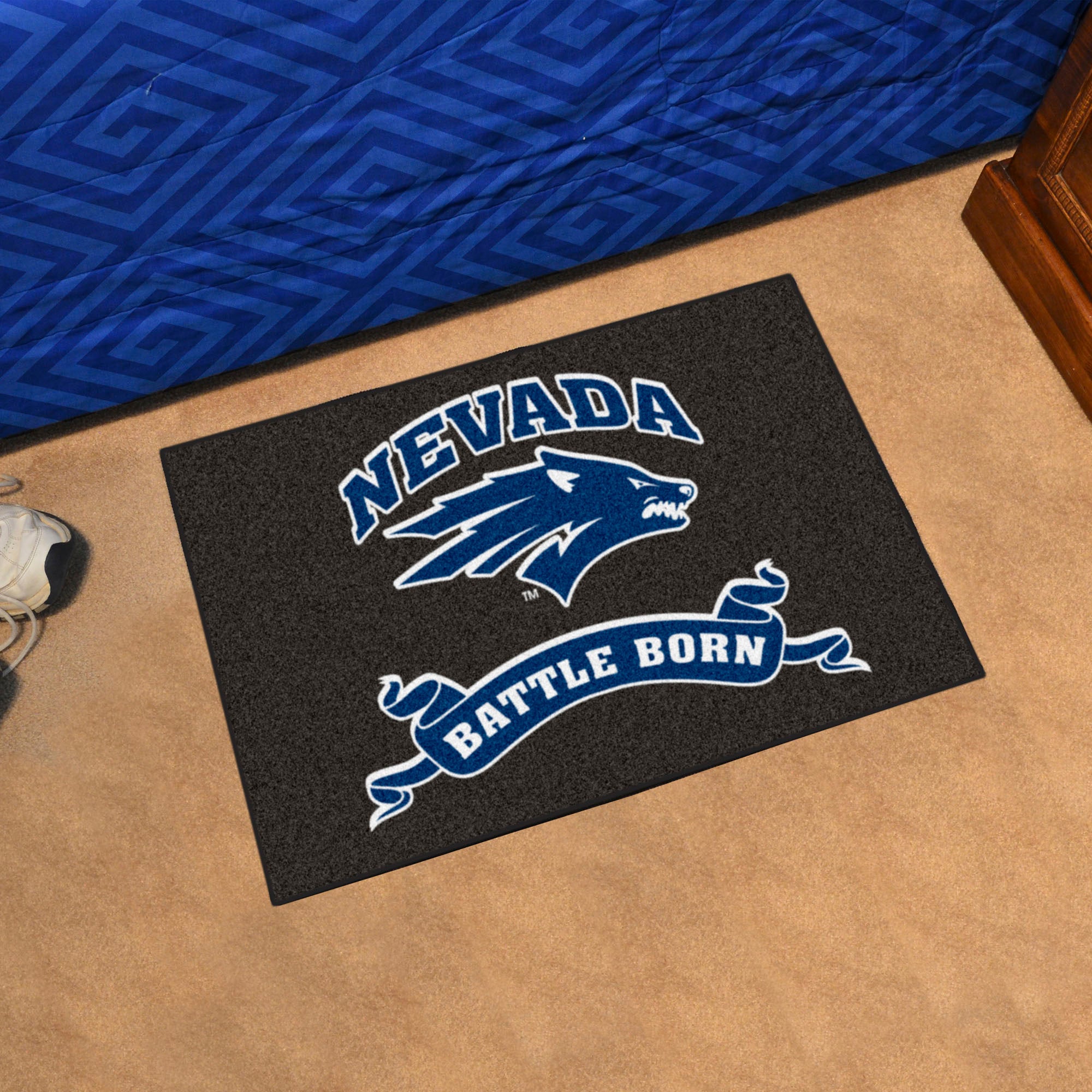 Nevada Wolfpack Starter Mat Accent Rug - 19in. x 30in., "Battle Born"