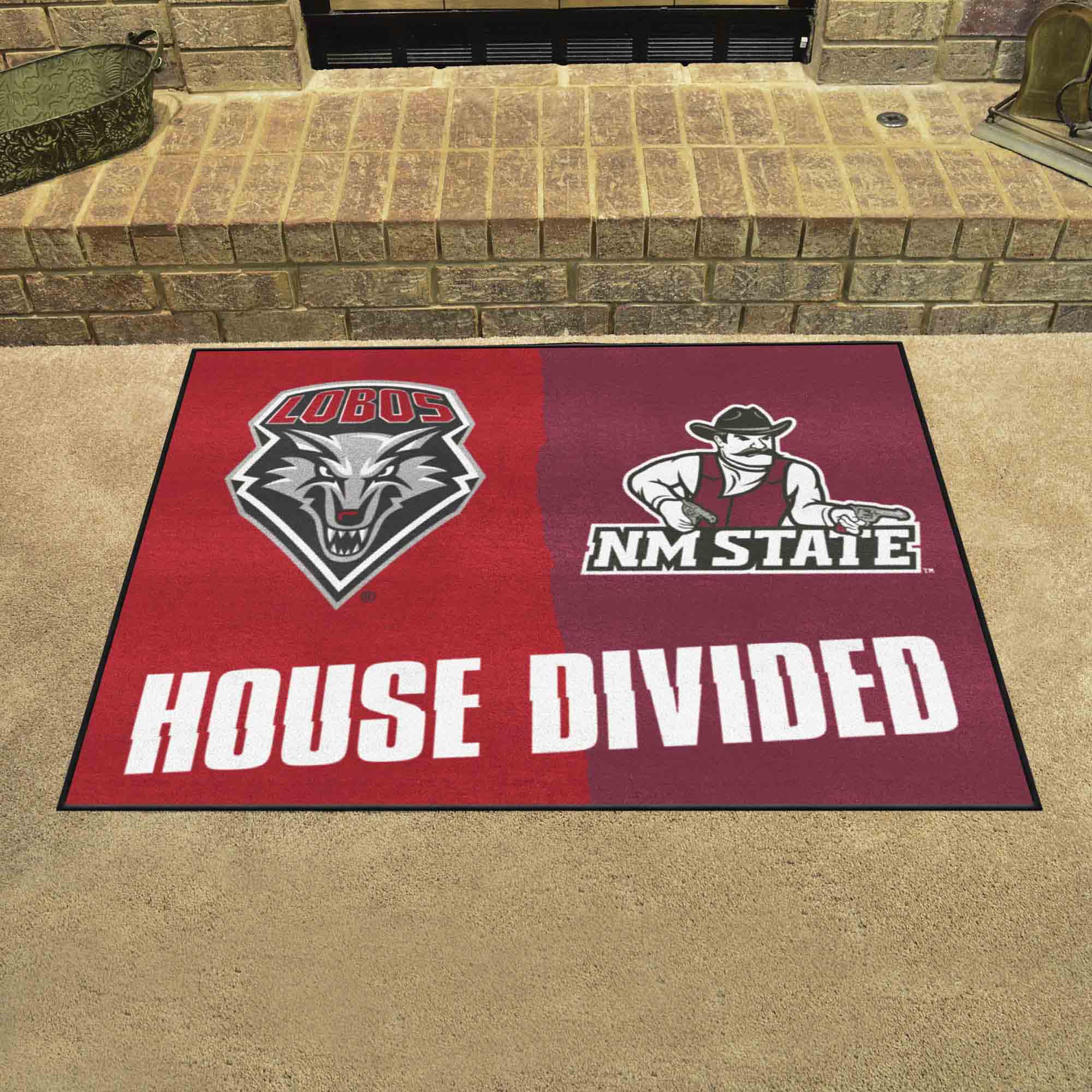 House Divided - New Mexico / New Mexico State House Divided House Divided Rug - 34 in. x 42.5 in. - House Divided - New Mexico / New Mexico State