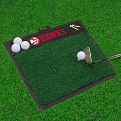 Atlanta Hawks Golf Hitting Mat - Atlanta Hawks