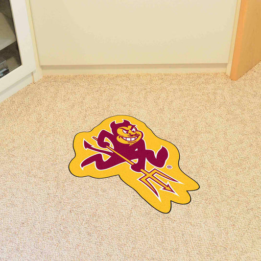 Arizona State Sun Devils Mascot Rug, Sparky Logo