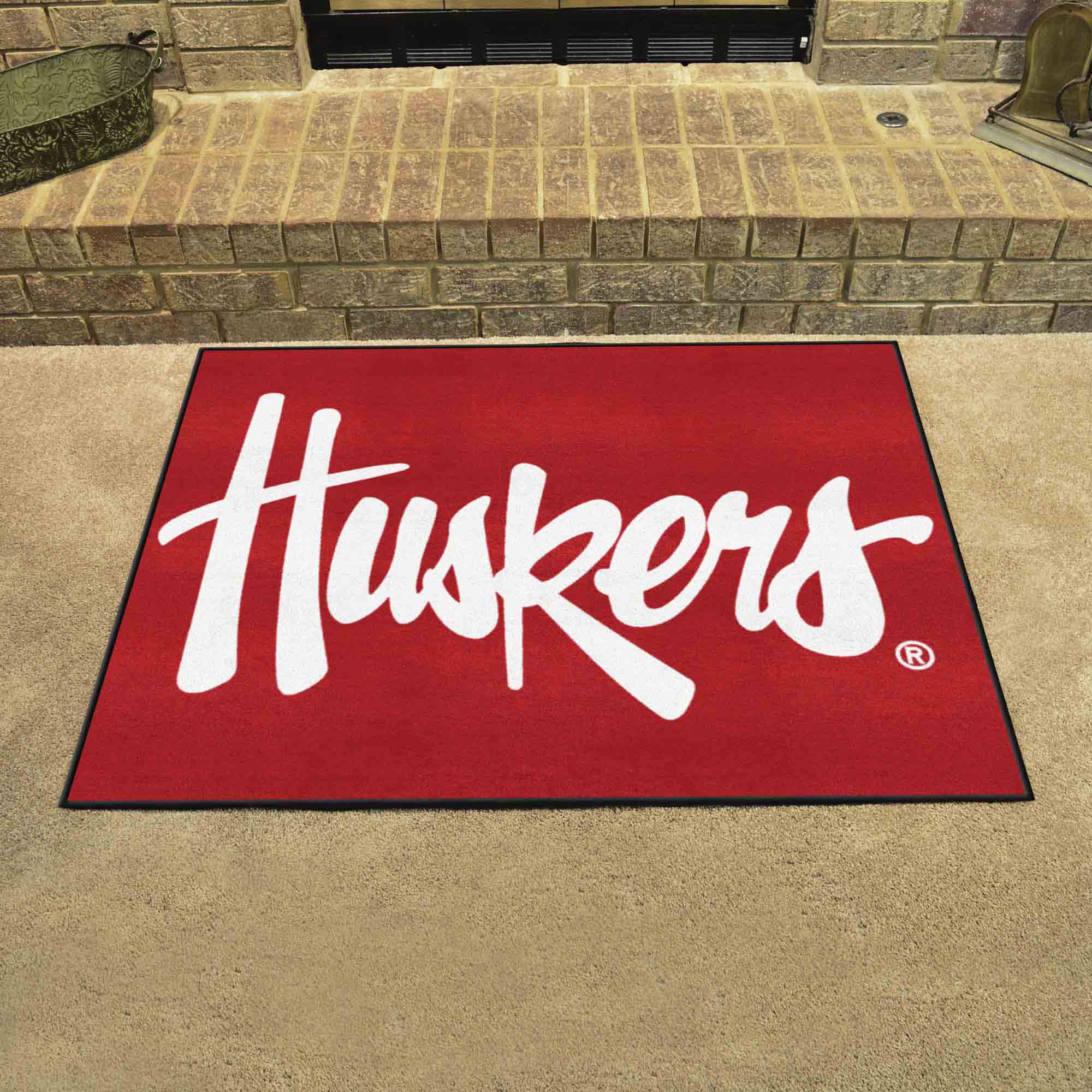 Nebraska Cornhuskers All-Star Rug - 34 in. x 42.5 in., "Huskers"