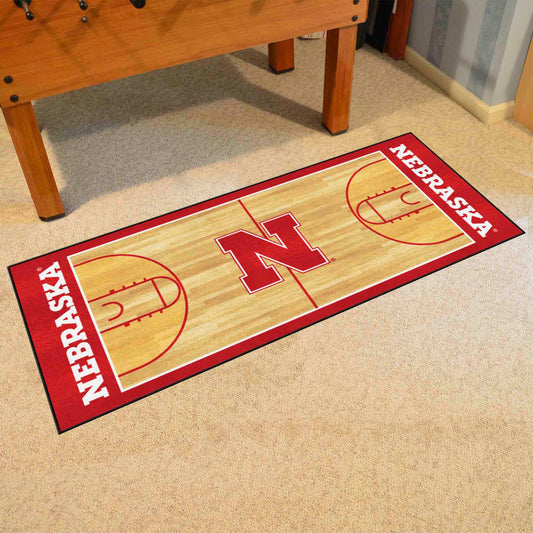 Nebraska Cornhuskers Court Runner Rug - 30in. x 72in. - Nebraska