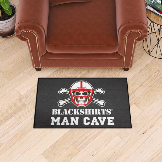 Nebraska Cornhuskers Man Cave Starter Mat Accent Rug - 19in. x 30in.