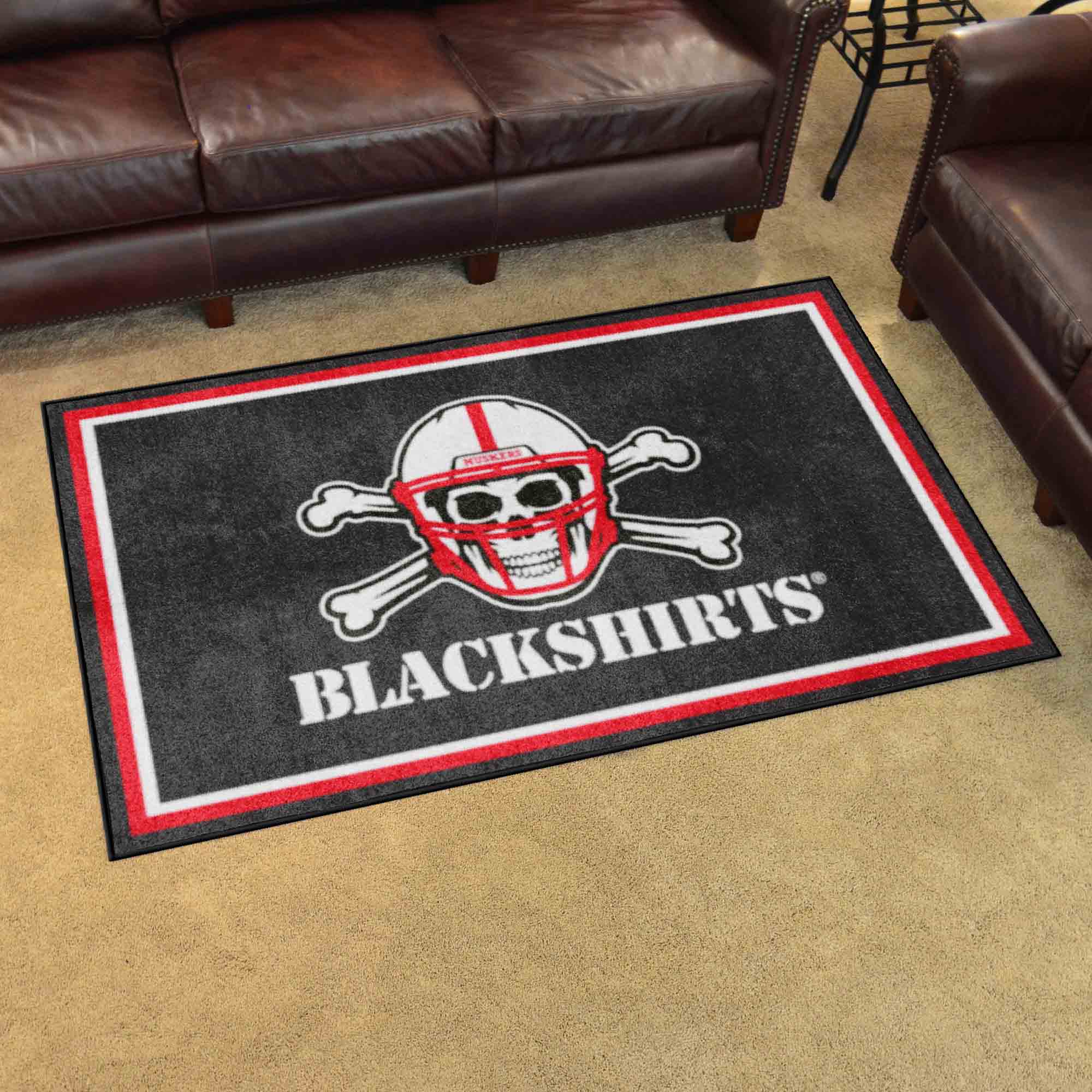 Nebraska Cornhuskers 4ft. x 6ft. Plush Area Rug