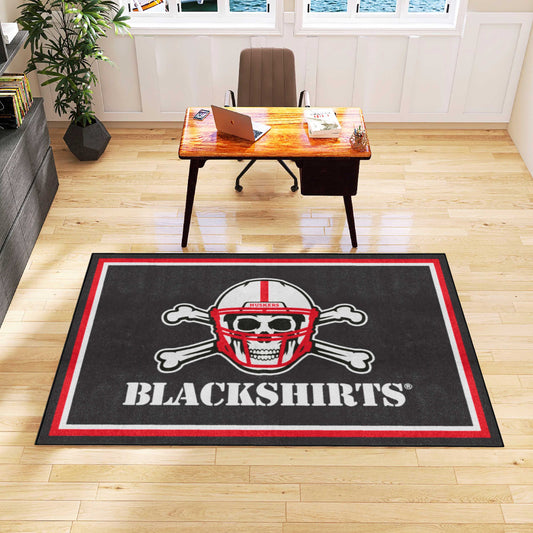 Nebraska Cornhuskers 5ft. x 8 ft. Plush Area Rug - Nebraska