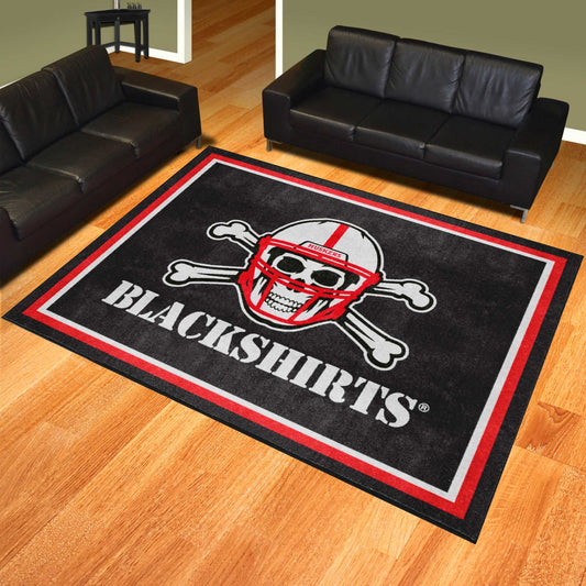 Nebraska Cornhuskers 8ft. x 10 ft. Plush Area Rug