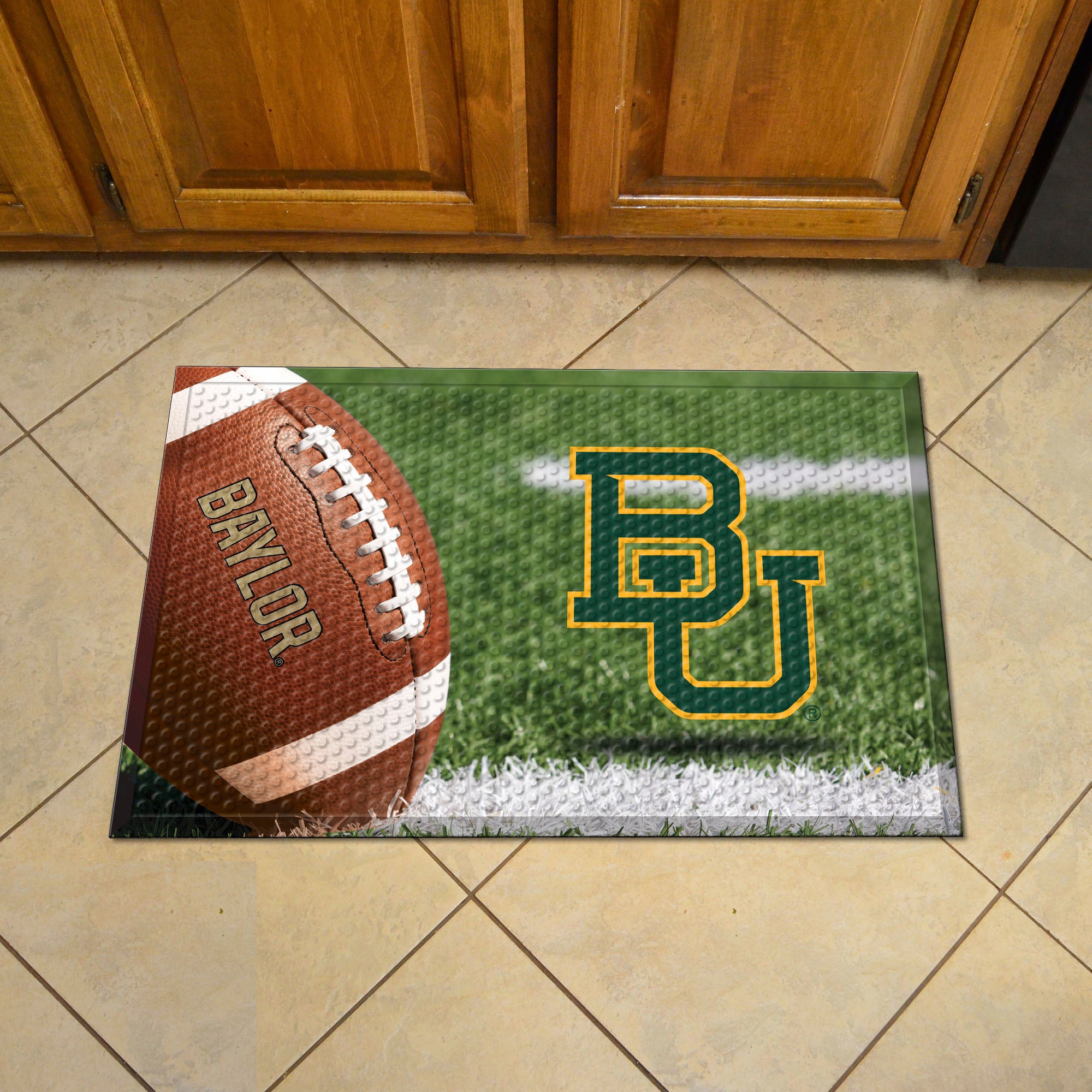 Baylor Bears Rubber Scraper Door Mat - Baylor