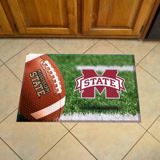 Mississippi State Bulldogs Rubber Scraper Door Mat