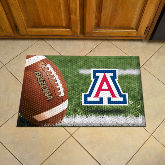 Arizona Wildcats Rubber Scraper Door Mat