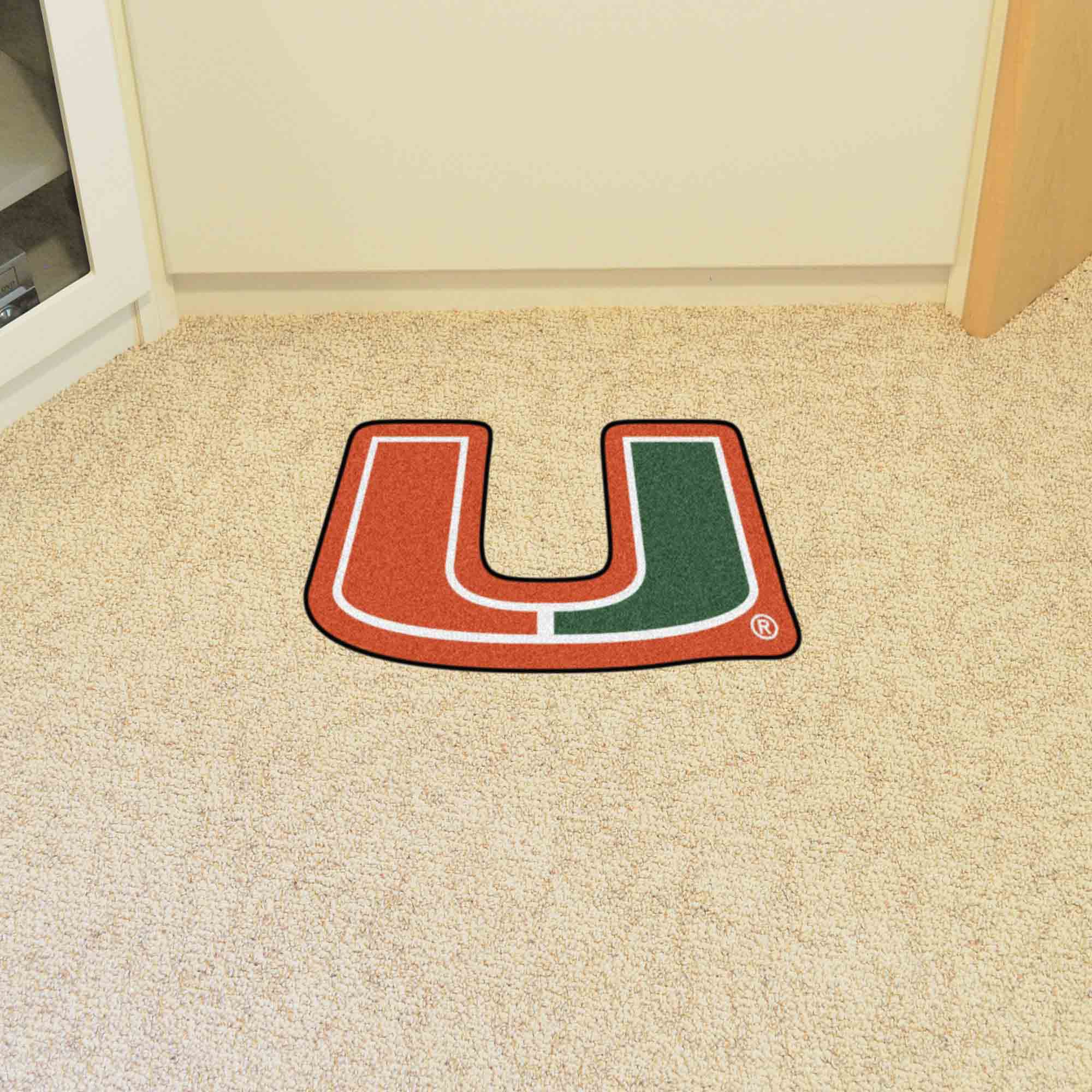 Miami Hurricanes Mascot Rug, U