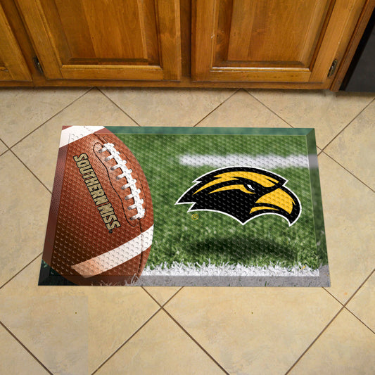 Southern Miss Rubber Scraper Door Mat