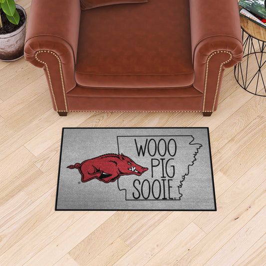 Arkansas Razorbacks Starter Mat Accent Rug - 19in. x 30in.