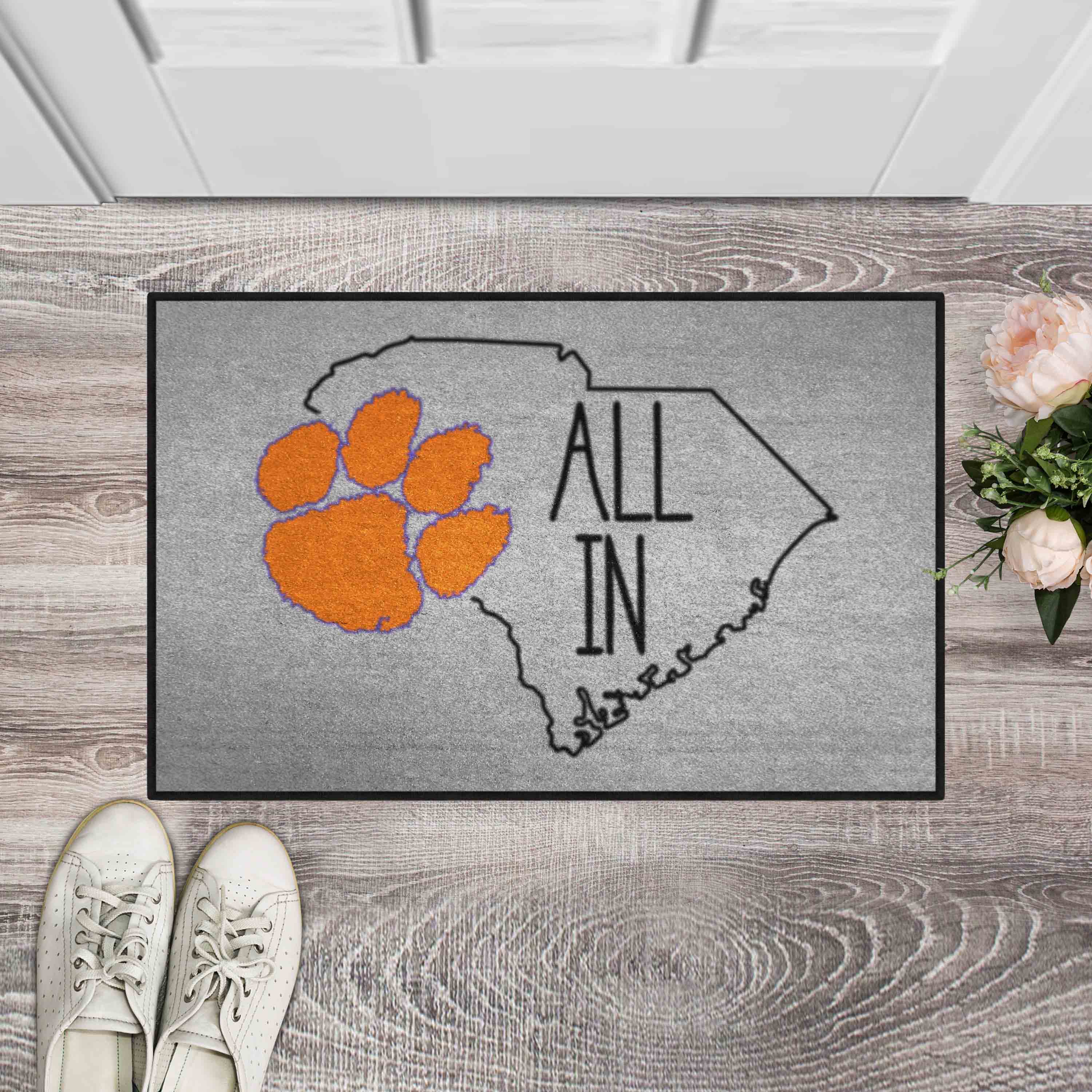 Clemson Tigers Southern Style Starter Mat Accent Rug - 19in. x 30in.