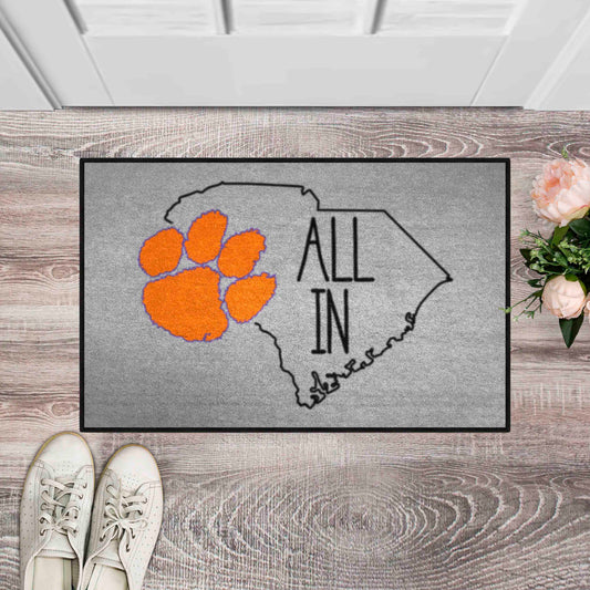 Clemson Tigers Southern Style Starter Mat Accent Rug - 19in. x 30in. - Clemson