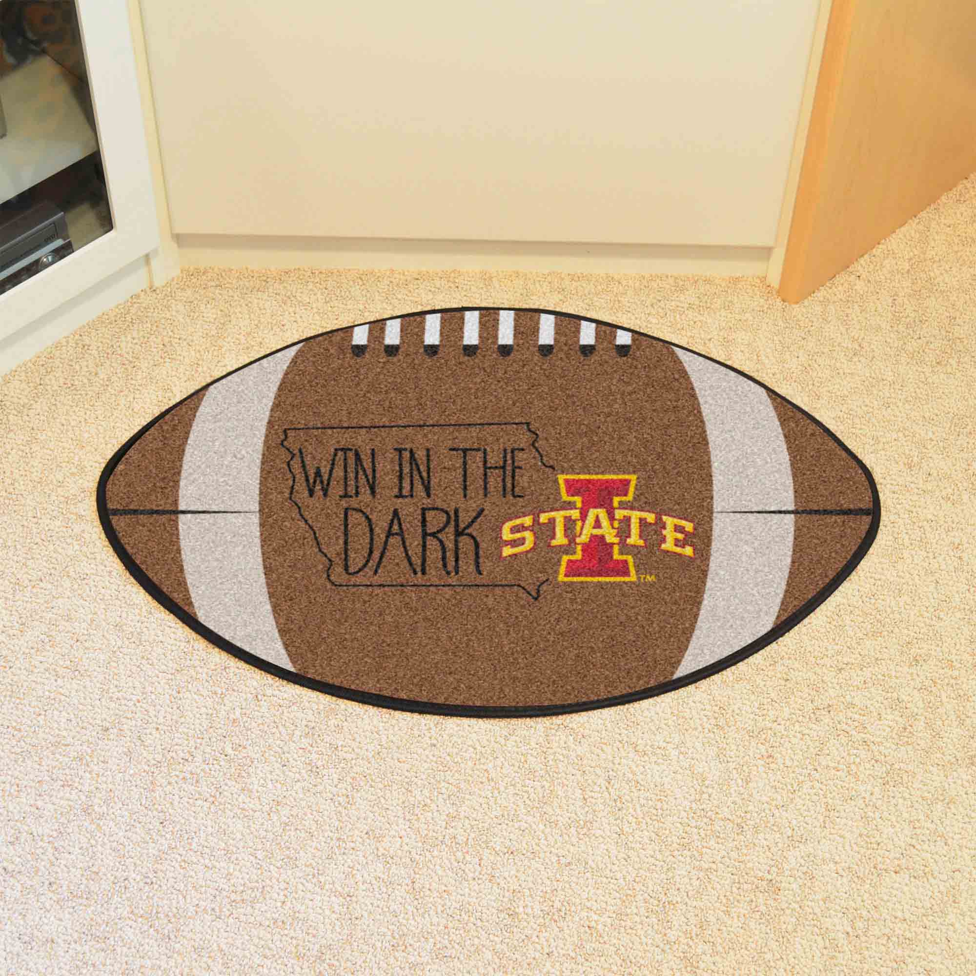 Iowa State Cyclones Southern Style Football Rug - 20.5in. x 32.5in.