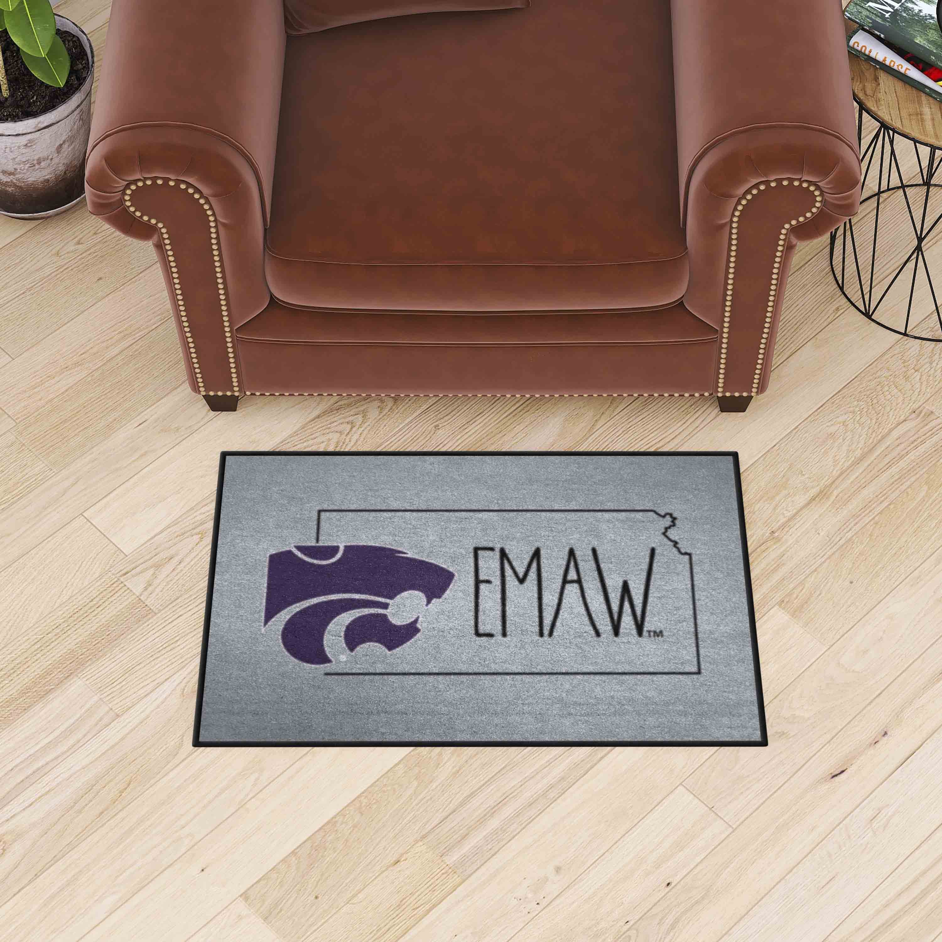 Kansas State Wildcats Southern Style Starter Mat Accent Rug - 19in. x 30in.