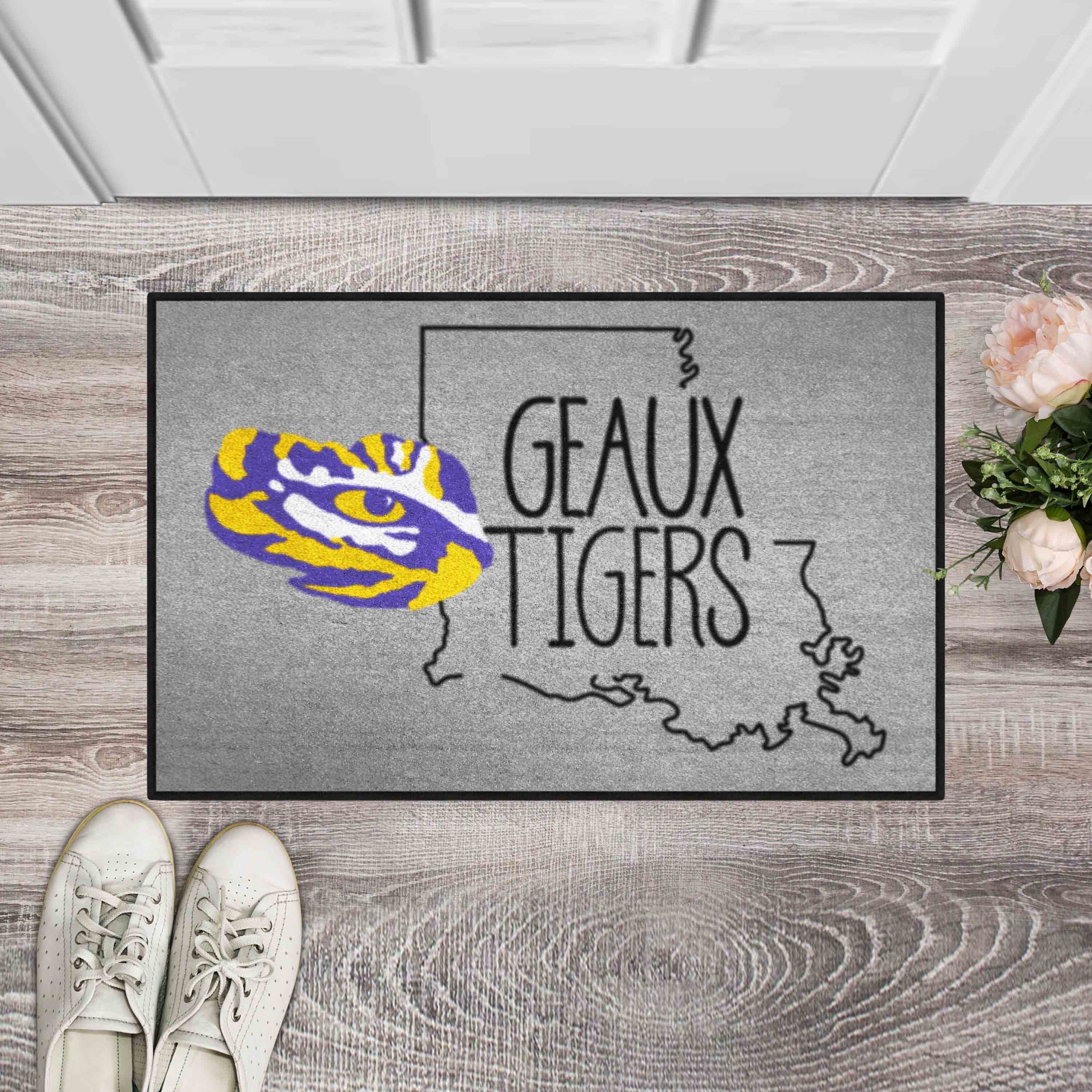 LSU Tigers Southern Style Starter Mat Accent Rug - 19in. x 30in.