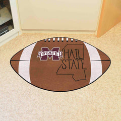 Mississippi State Bulldogs Southern Style Football Rug - 20.5in. x 32.5in. - Mississippi State