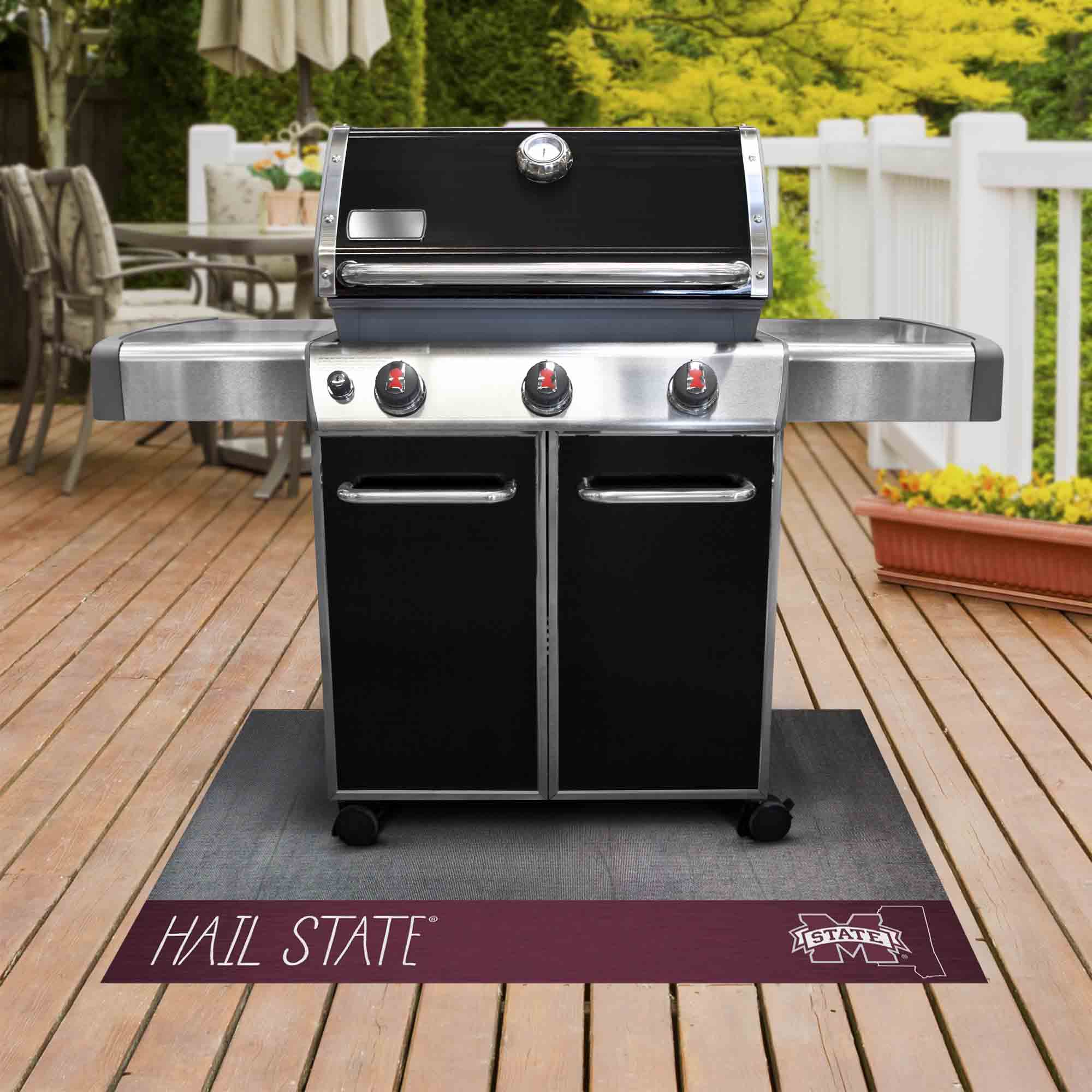 Mississippi State Bulldogs Southern Style Vinyl Grill Mat - 26in. x 42in. - Mississippi State