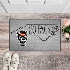 NC State Wolfpack Southern Style Starter Mat Accent Rug - 19in. x 30in. - NC State