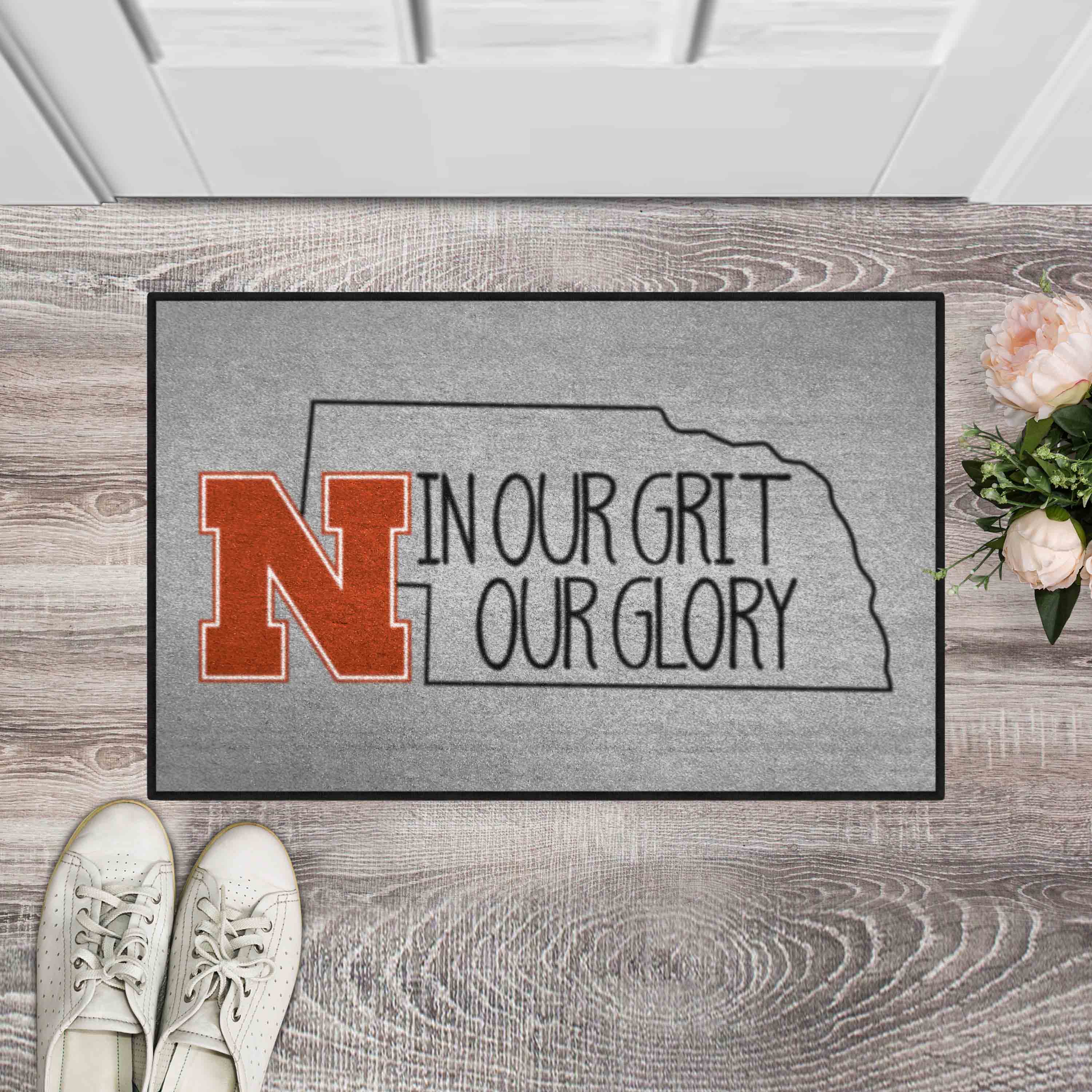 Nebraska Cornhuskers Southern Style Starter Mat Accent Rug - 19in. x 30in. - Nebraska