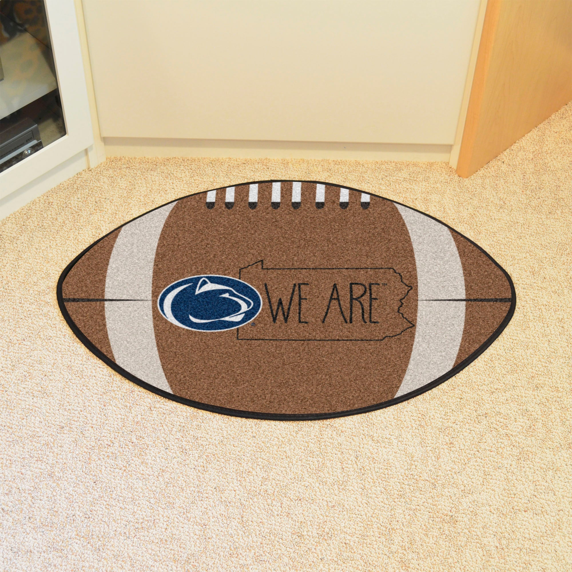 Penn State Nittany Lions Southern Style Football Rug - 20.5in. x 32.5in.