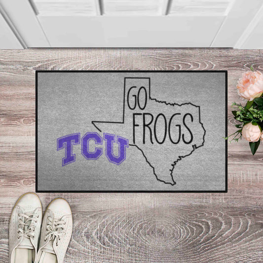 TCU Horned Frogs Southern Style Starter Mat Accent Rug - 19in. x 30in.