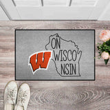 Wisconsin Badgers Southern Style Starter Mat Accent Rug - 19in. x 30in.