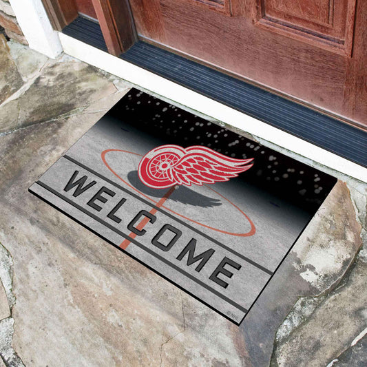 Detroit Red Wings Rubber Door Mat - 18in. x 30in.