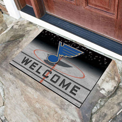 St. Louis Blues Rubber Door Mat - 18in. x 30in.