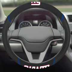 New York Giants Embroidered Steering Wheel Cover