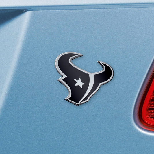 Houston Texans 3D Chrome Metal Emblem - Houston Texans