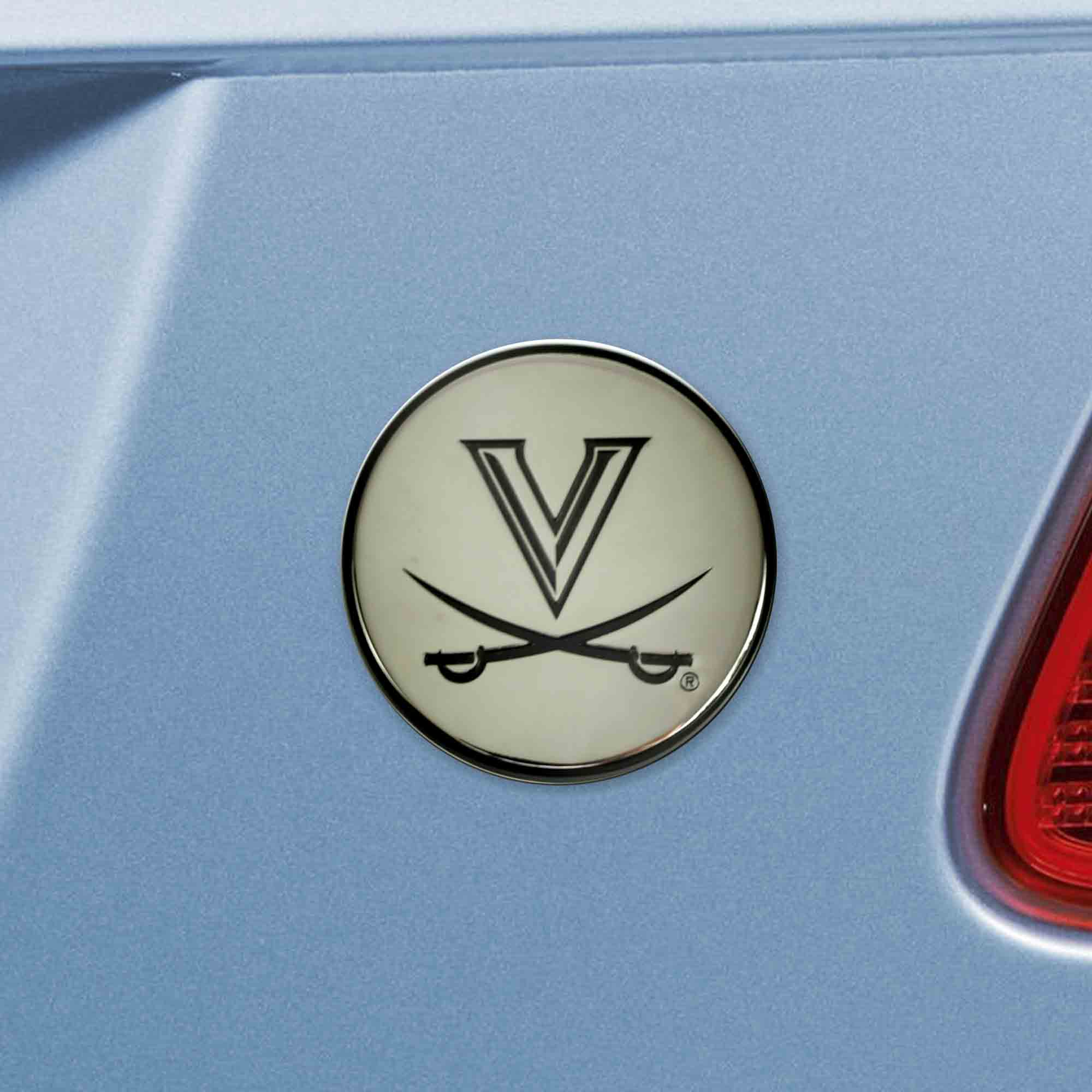 Virginia Cavaliers 3D Chrome Metal Emblem