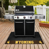 Wyoming Cowboys Vinyl Grill Mat - 26in. x 42in.