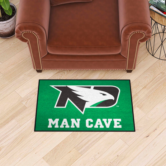 North Dakota Fighting Hawks Man Cave Starter Mat Accent Rug - 19in. x 30in.