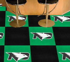 North Dakota Fighting Hawks Team Carpet Tiles - 45 Sq Ft.