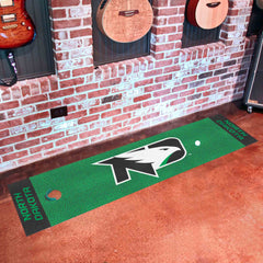 North Dakota Fighting Hawks Putting Green Mat - 1.5ft. x 6ft.