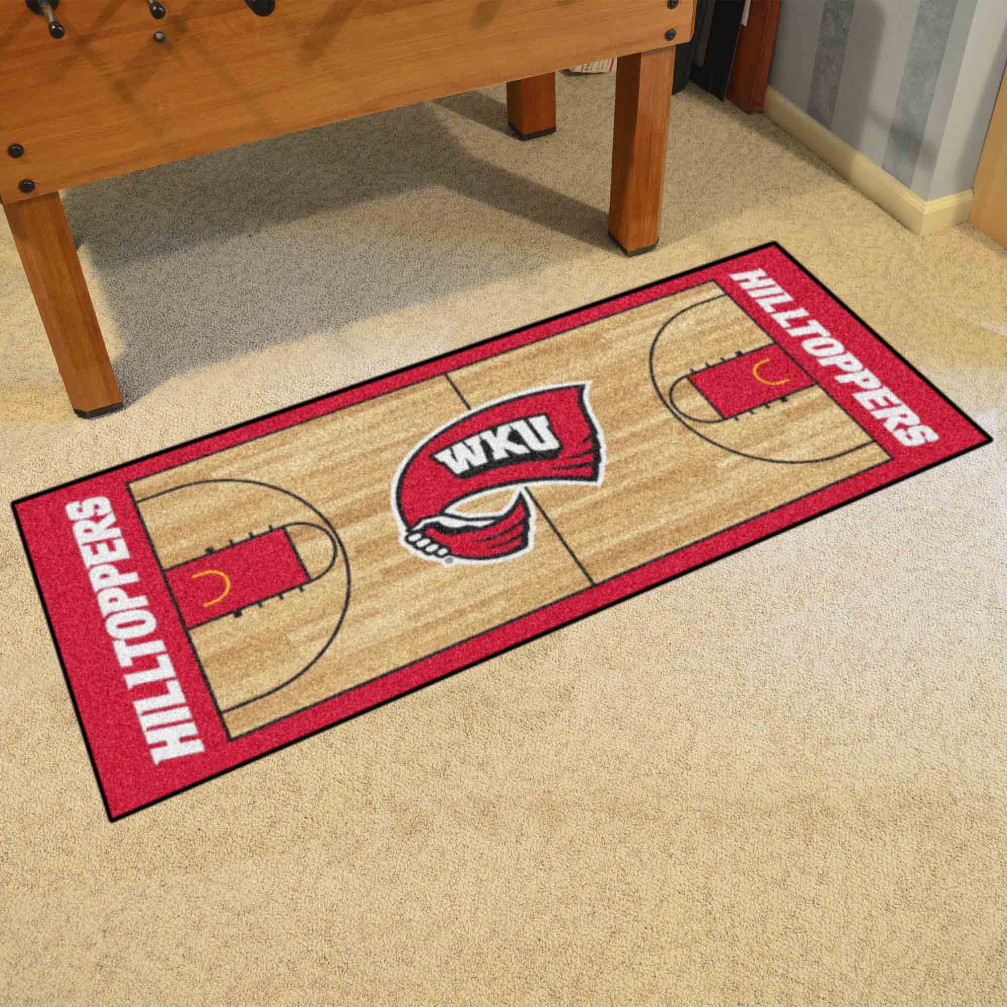 Western Kentucky Hilltoppers Court Runner Rug - 30in. x 72in.