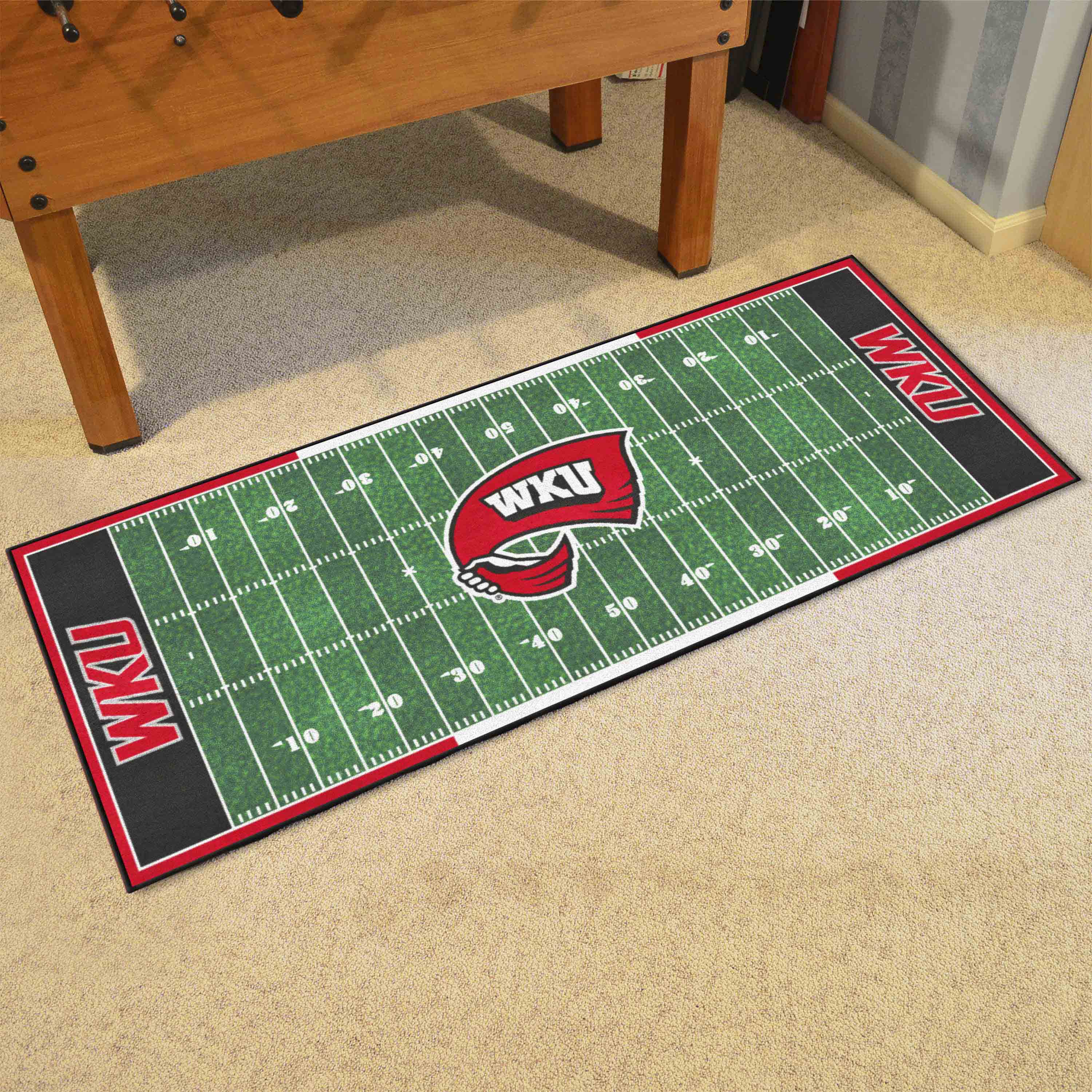 Western Kentucky Hilltoppers Field Runner Mat - 30in. x 72in.